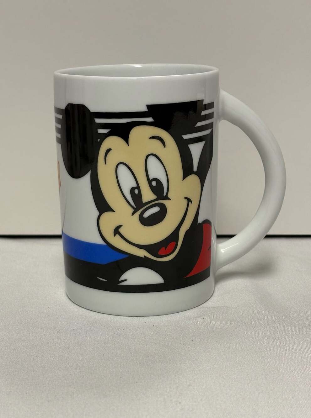 Vintage Disney Mickey Mouse and Pluto Ceramic Coffee Mug